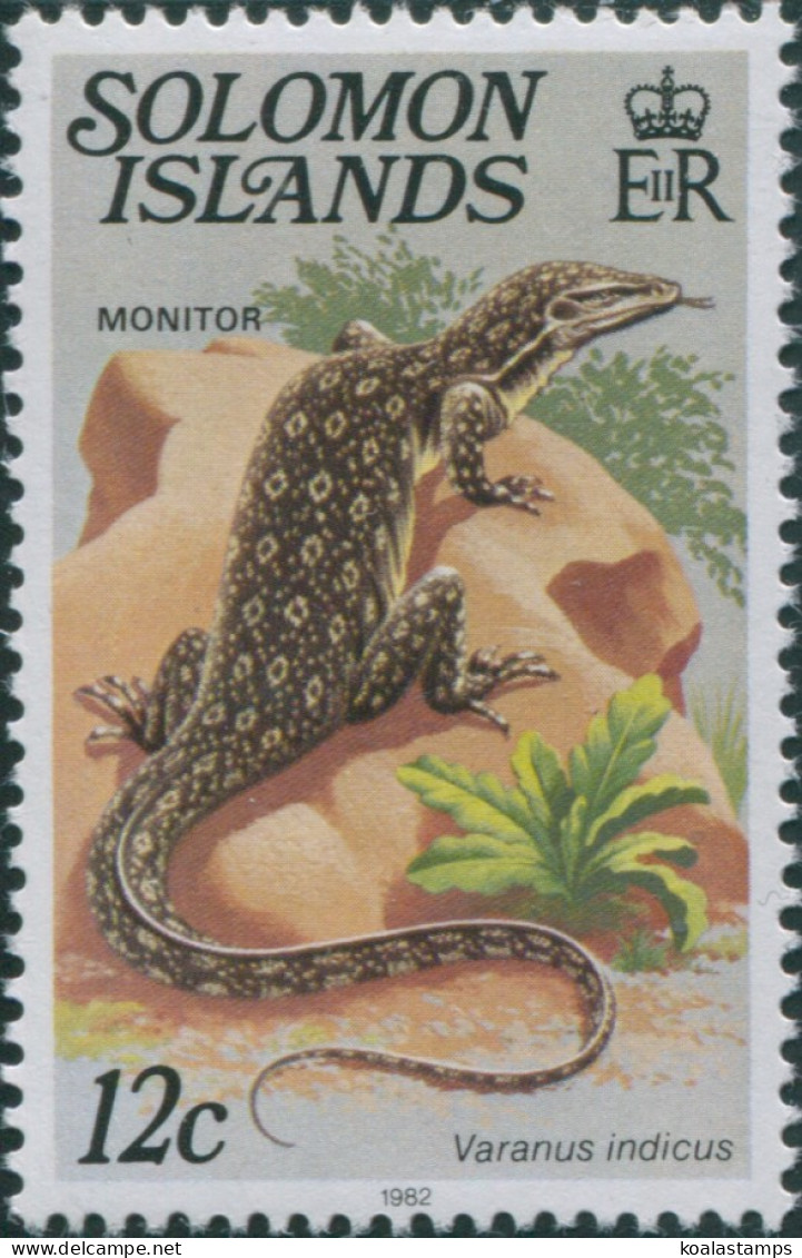 Solomon Islands 1979 SG394Bw 12c Monitor Date Imprint MNH - Solomon Islands (1978-...)