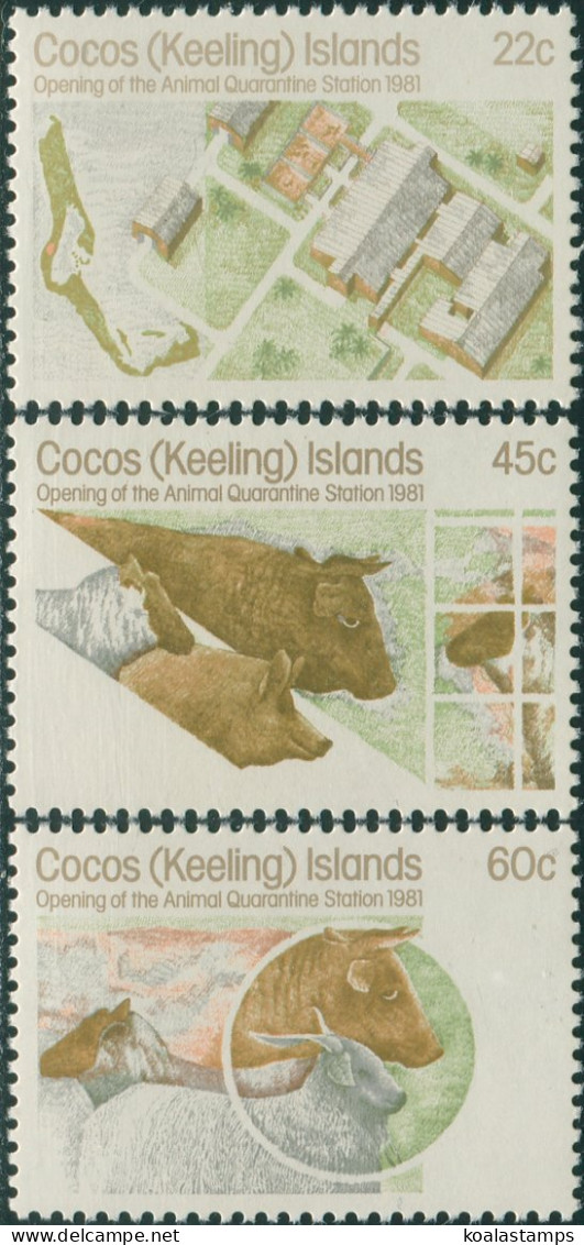 Cocos Islands 1981 SG62 Animal Quarantine Station Set MNH - Cocos (Keeling) Islands