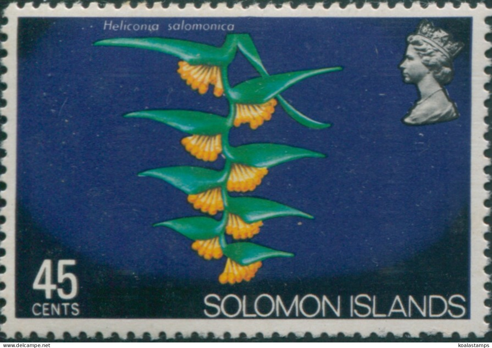 Solomon Islands 1975 SG297 45c Flower MNH - Solomon Islands (1978-...)