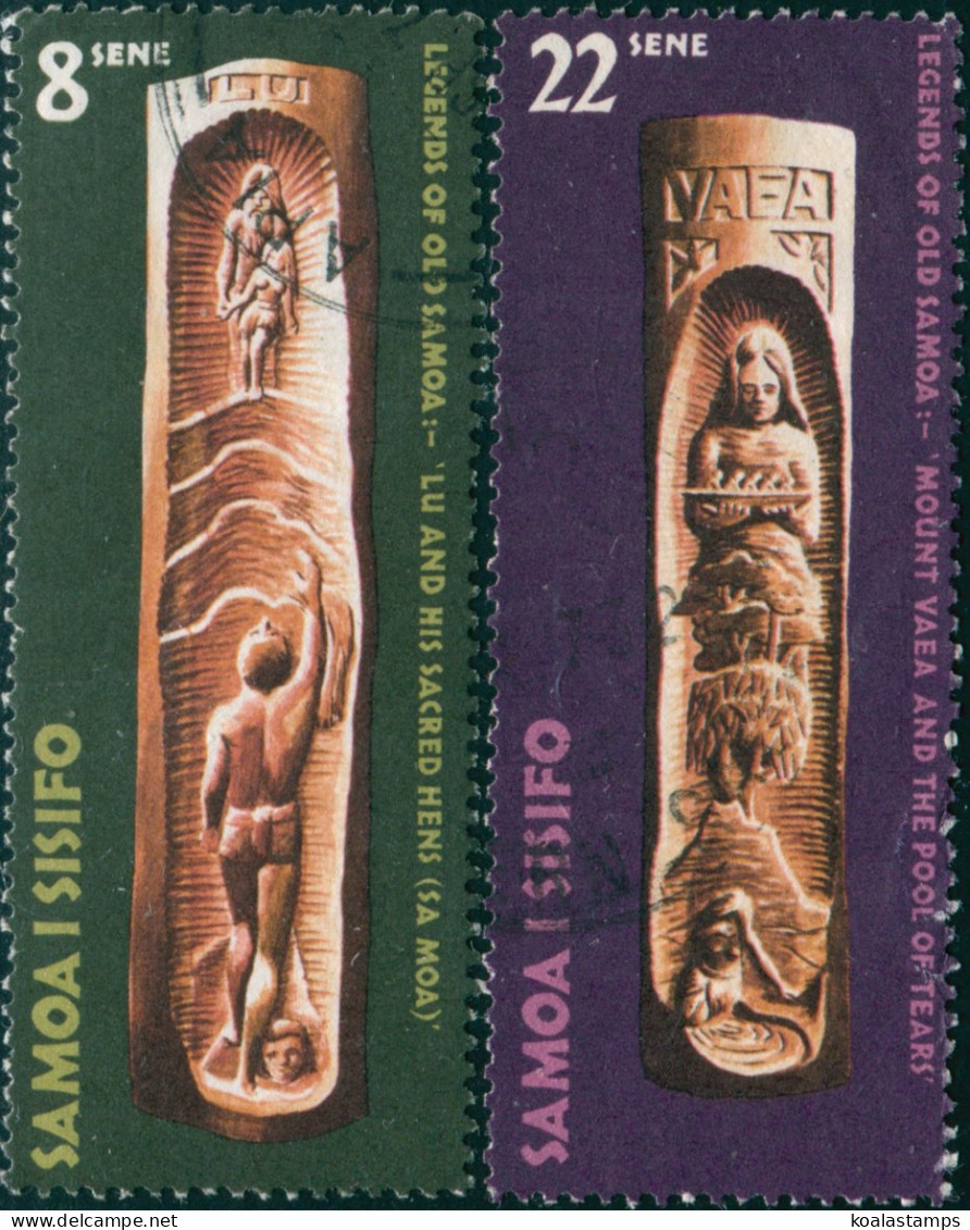 Samoa 1971 SG370-372 Myths And Legends Part Set FU - Samoa