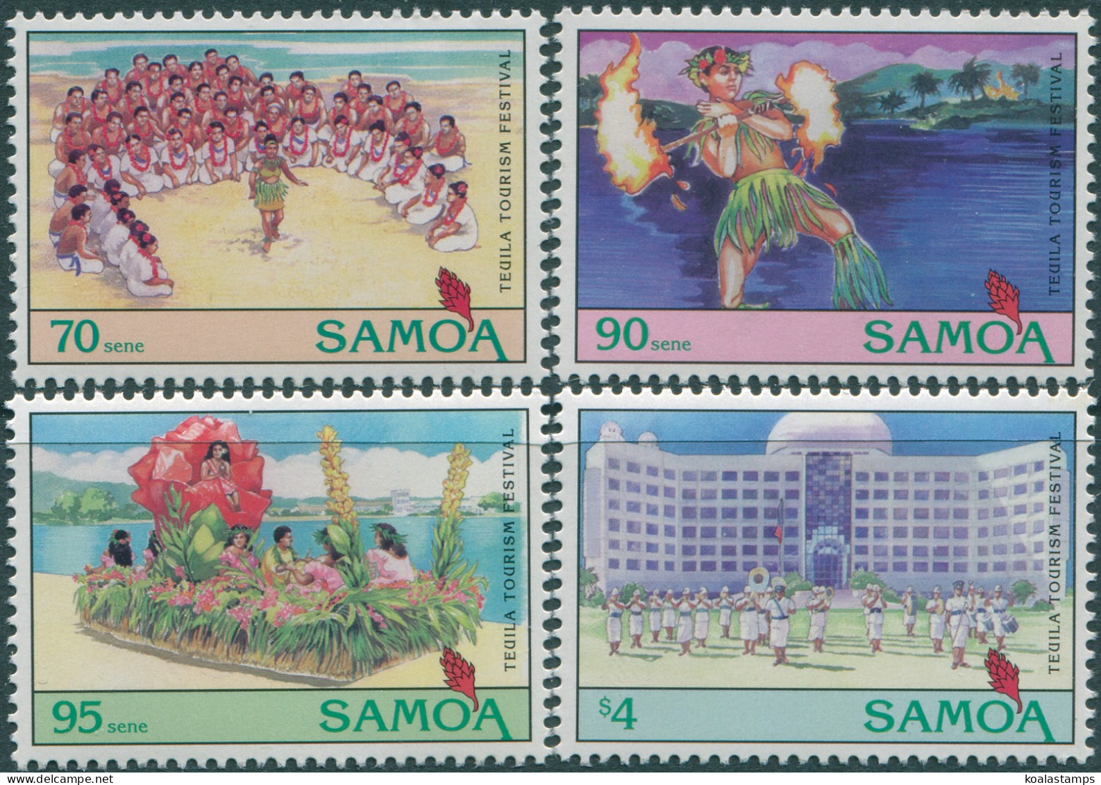 Samoa 1994 SG925-928 Teuila Tourism Festival Set MNH - Samoa