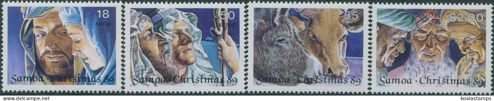 Samoa 1989 SG835-838 Christmas Set MNH - Samoa (Staat)