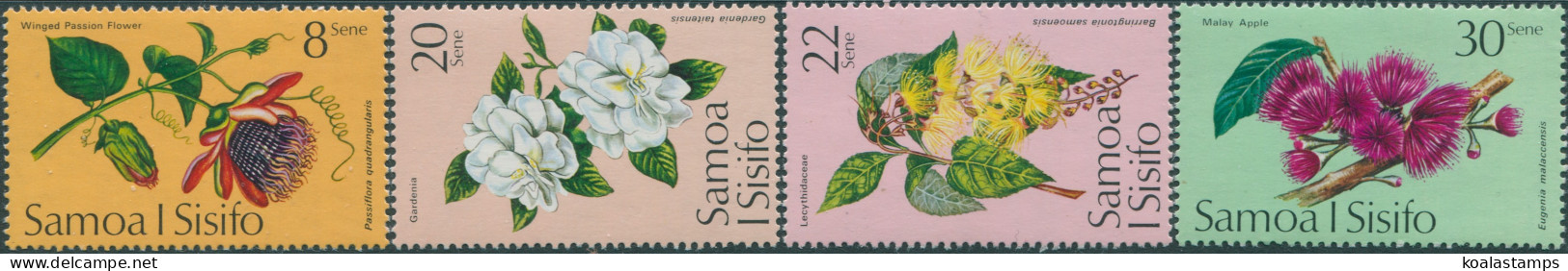 Samoa 1975 SG440-443 Tropical Flowers Set MNH - Samoa