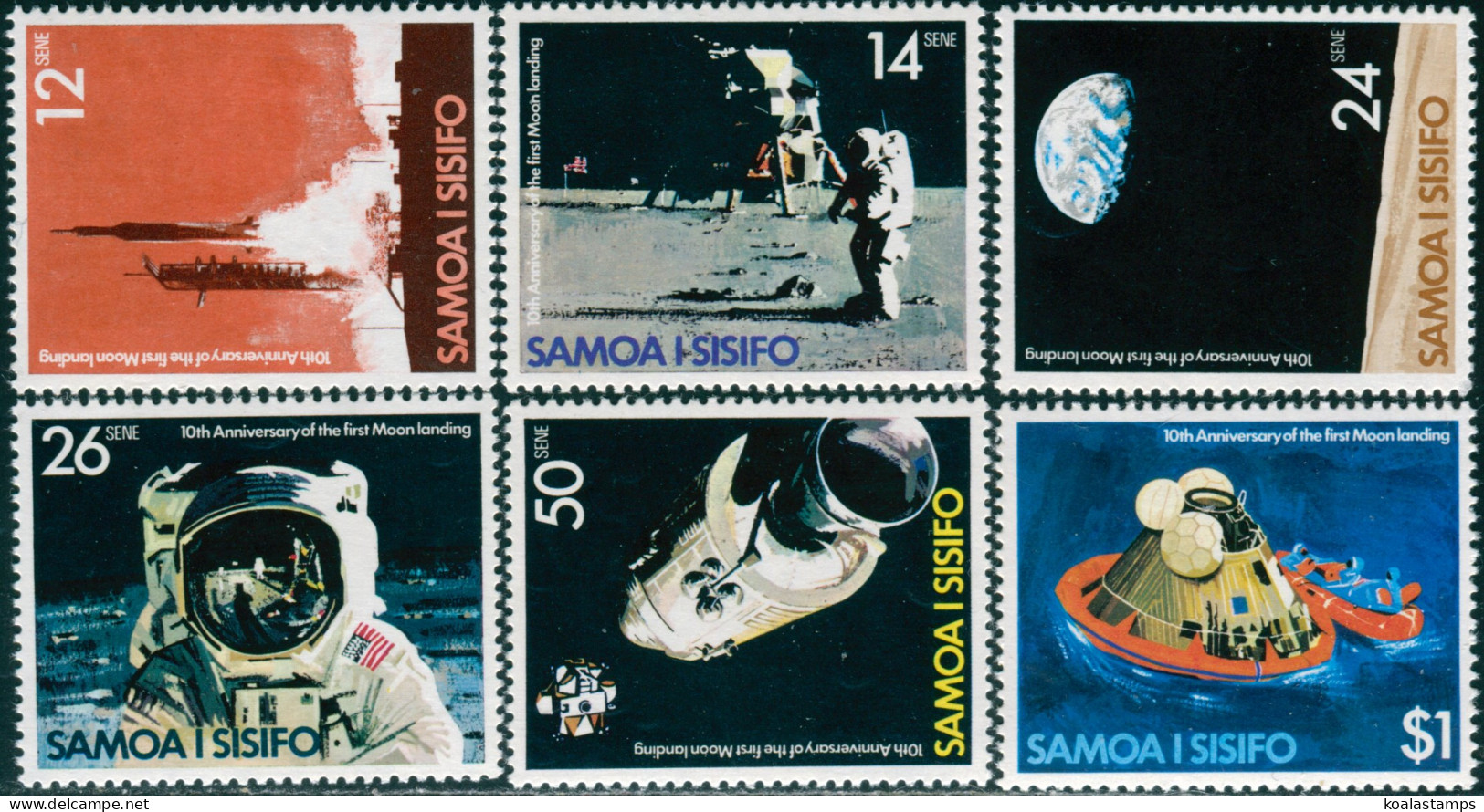 Samoa 1979 SG544-549 Moon Landing Set MNH - Samoa (Staat)