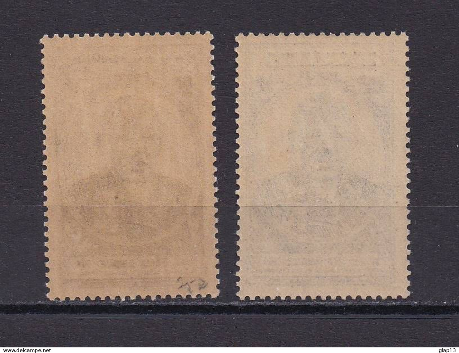 NOUVELLE-CALEDONIE 1945 TIMBRE N°257/58 NEUF** EBOUE - Neufs