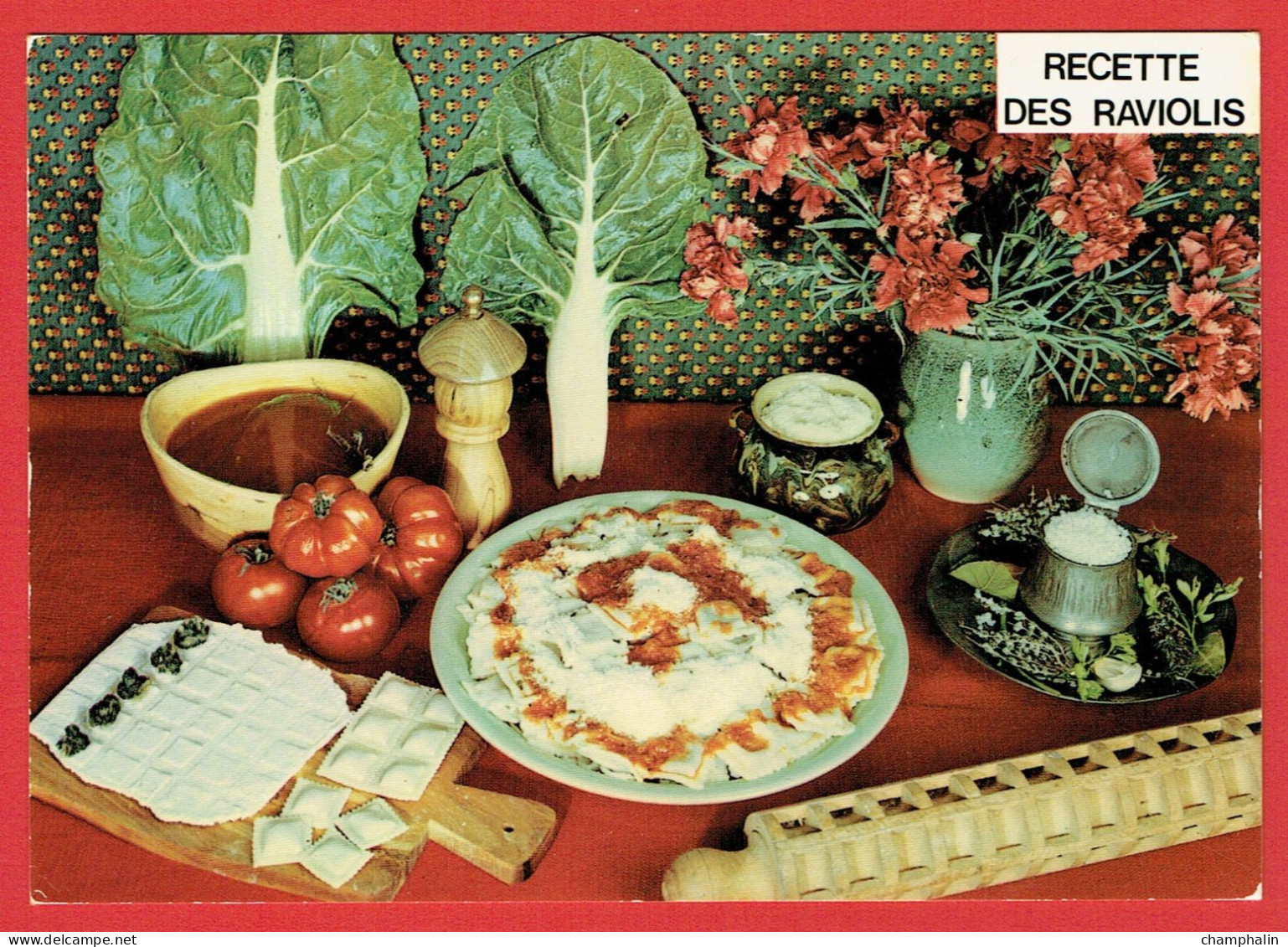 Recette Georgette Simon N°611 - Les Raviolis - Cuisine - Plats Régionaux - Recipes (cooking)