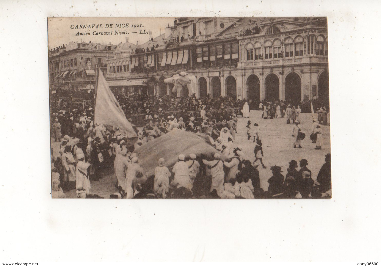 NICE CARNAVAL 1921 - Ancien Carnaval Niçois (carte Animée) - Carnaval