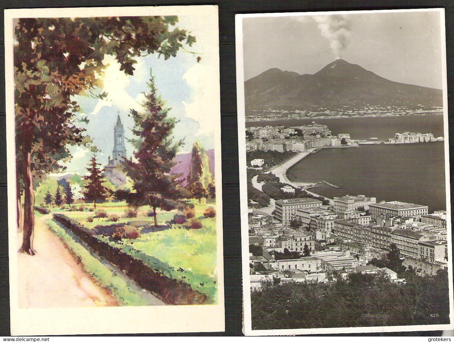 ITALY 12 Postcards Sent And Unused  - Verzamelingen & Kavels