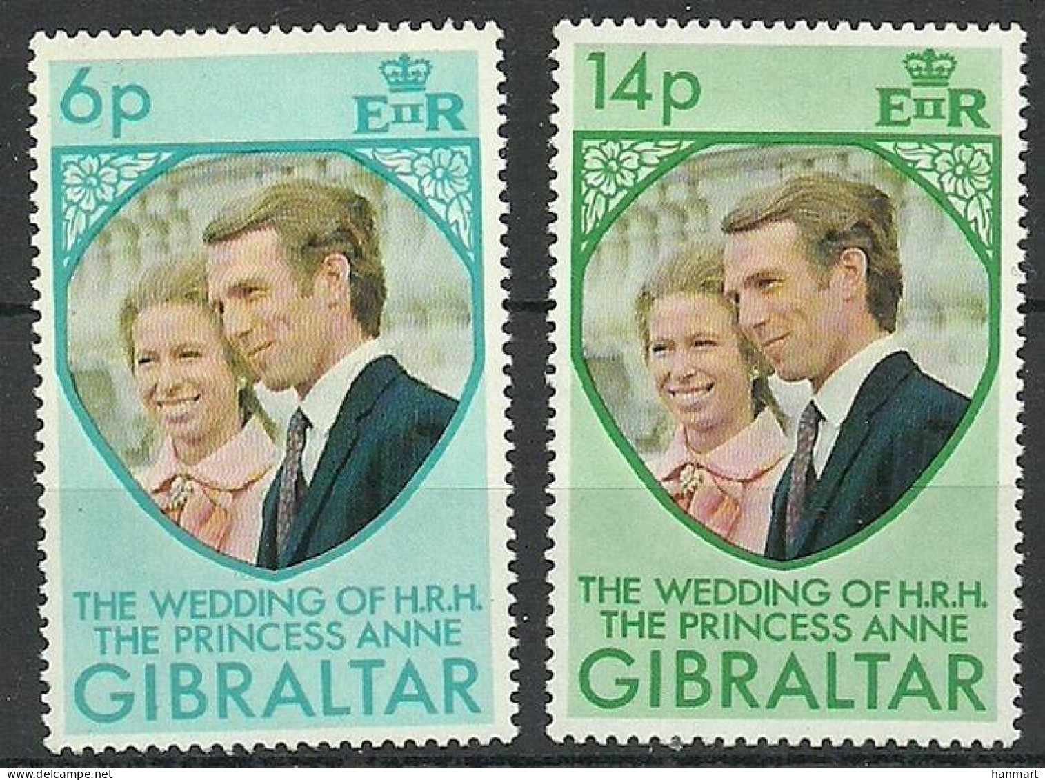 Gibraltar 1973 Mi 308-309 MNH  (ZE1 GIB308-309) - Other & Unclassified