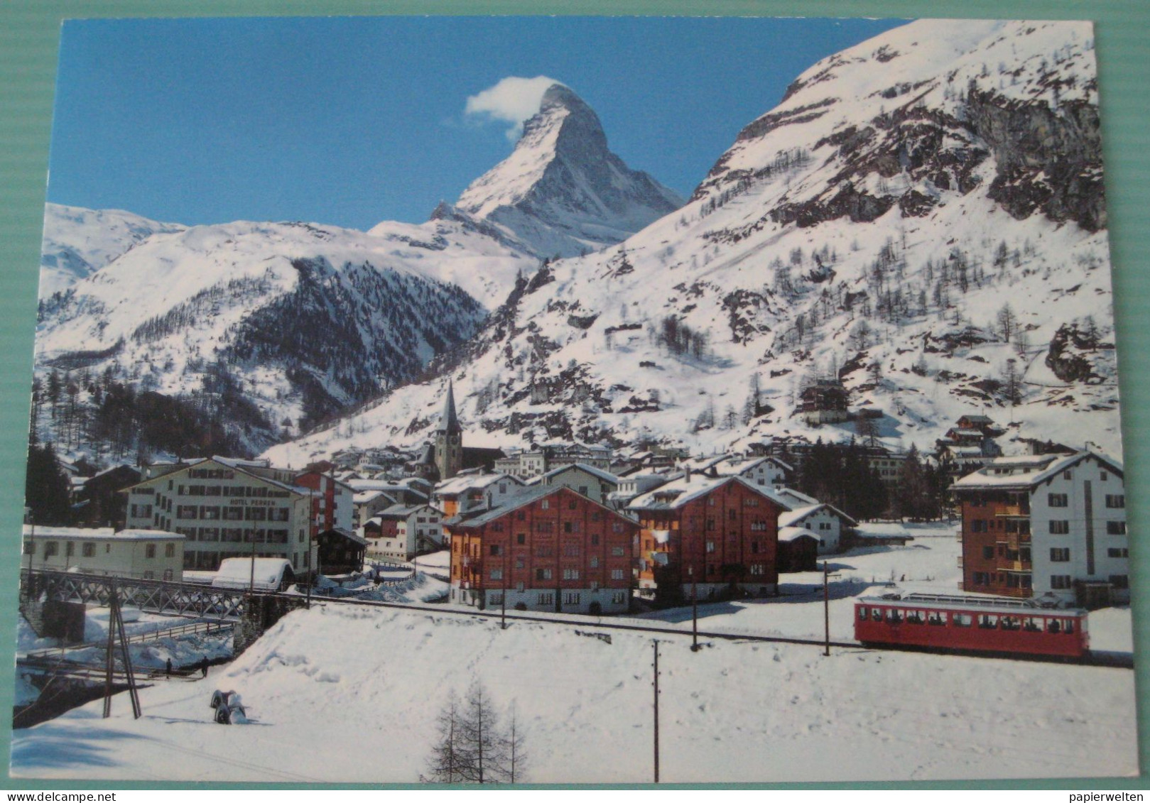 Zermatt (VS) - Mit Matterhorn / Bergbahn?, Zug - Zermatt