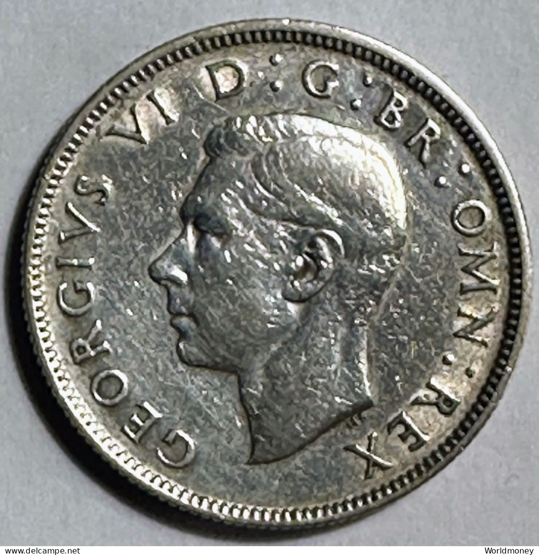 United Kingdom 2 Shillings 1942 (Silver) - J. 1 Florin / 2 Schillings