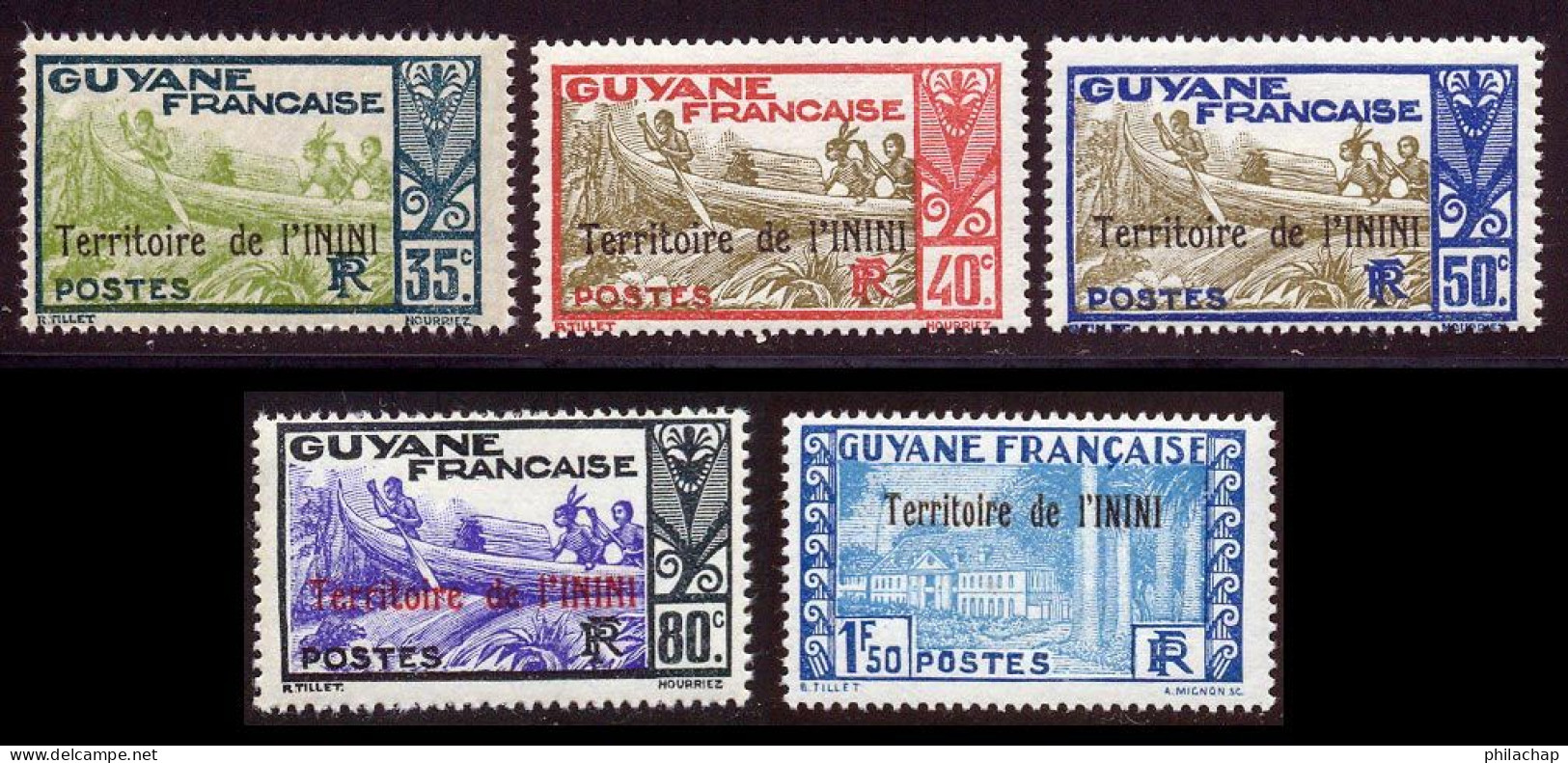 Inini 1932 Yvert 10 / 12 - 16 - 21 ** TB - Unused Stamps