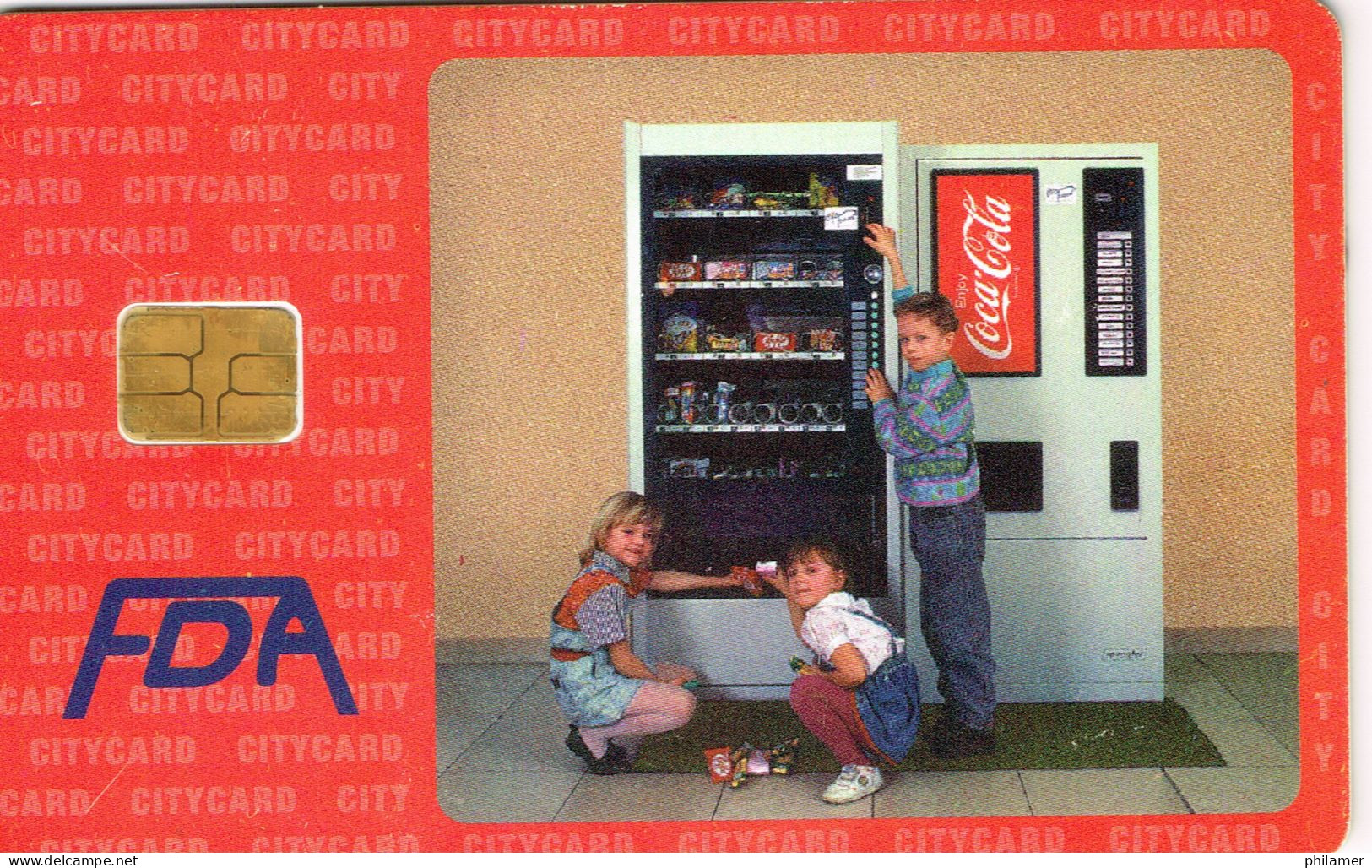 Coca Cola Tchequie Telecarte Phonecard Boisson Prague Distributeur  FDA  Leasing Praha Citycard 1995 Ut BE - Nieuw-Caledonië