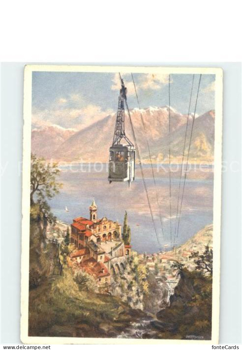 11680011 Locarno TI Madonna Del Sasso Seilbahn Locarno TI - Autres & Non Classés