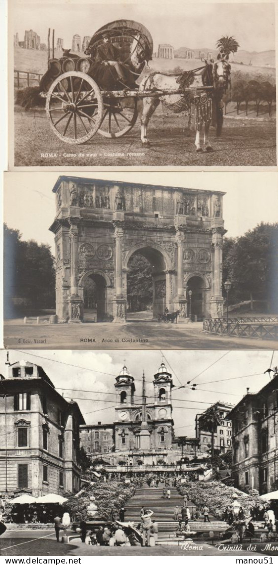 Italie - ROMA - Lot De 6 CP - Andere Monumenten & Gebouwen