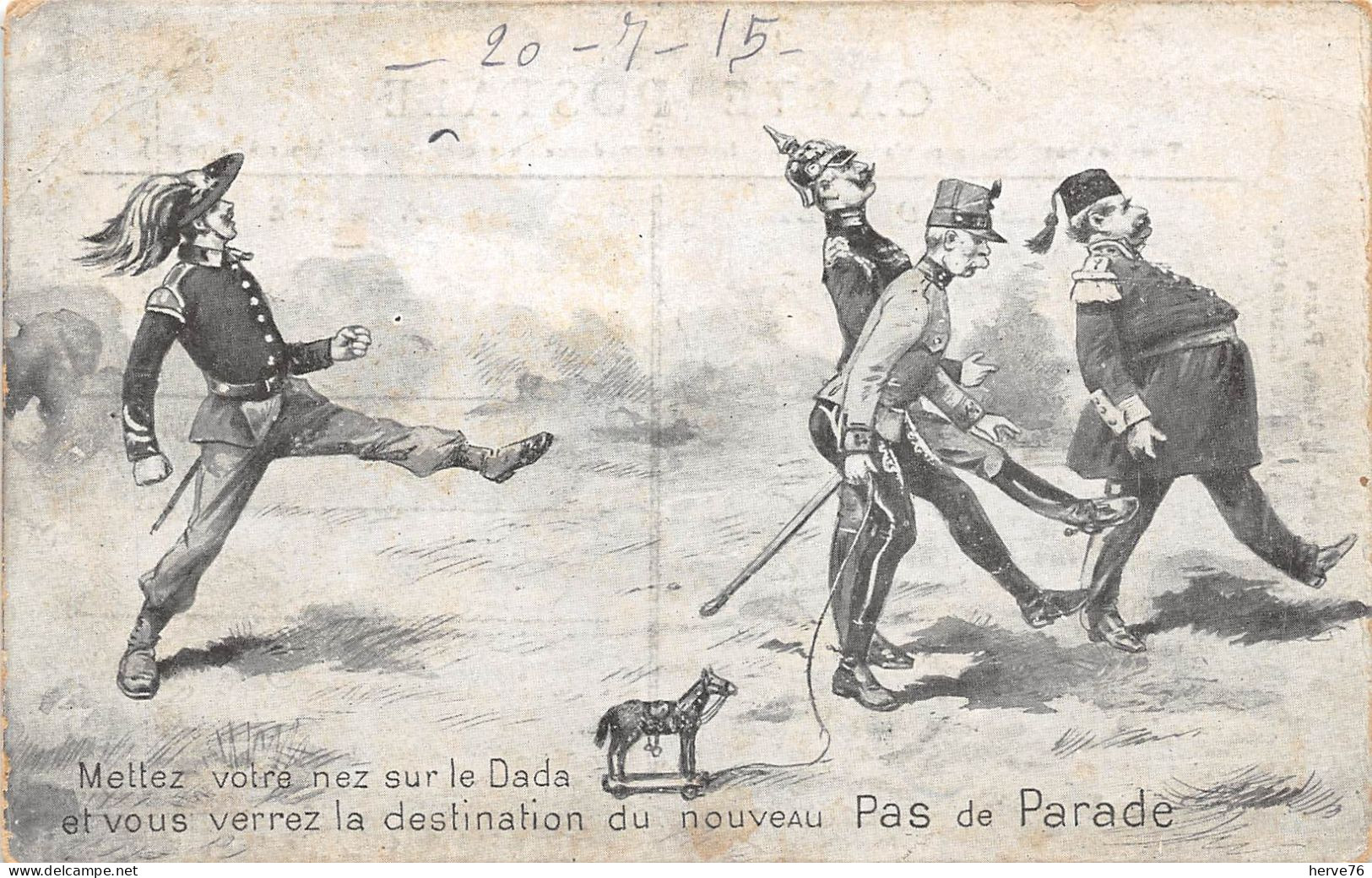 Militaria - Humour - Guillaume - 1915 - Pas De Parade - Humoristiques