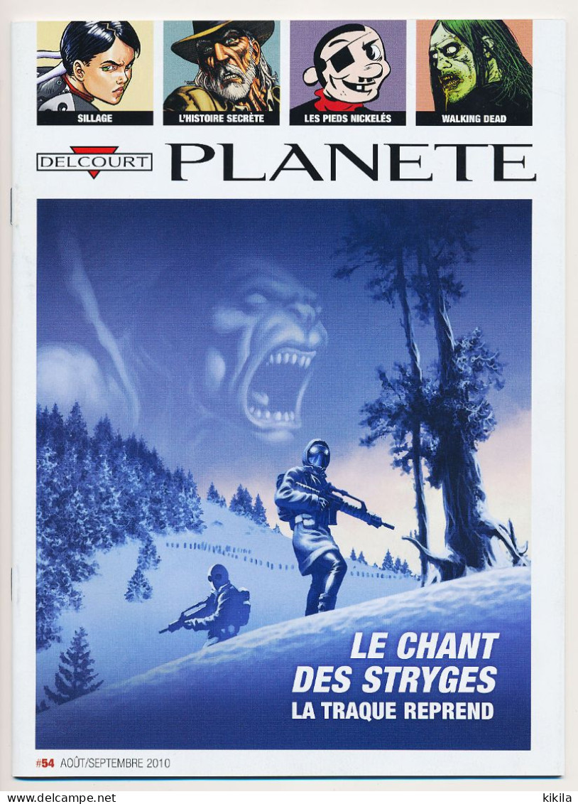 PLANÈTE Magazine Biimestriel Des Editions Delcourt N° 54 Août Septembre 2010 Les Nouveautés En Bandes Dessinées6 - Otras Revistas