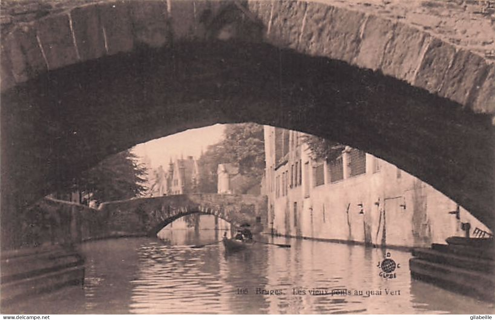 BRUGGE - BRUGES - Les Vieux Ponts Au Quai Vert - Brugge