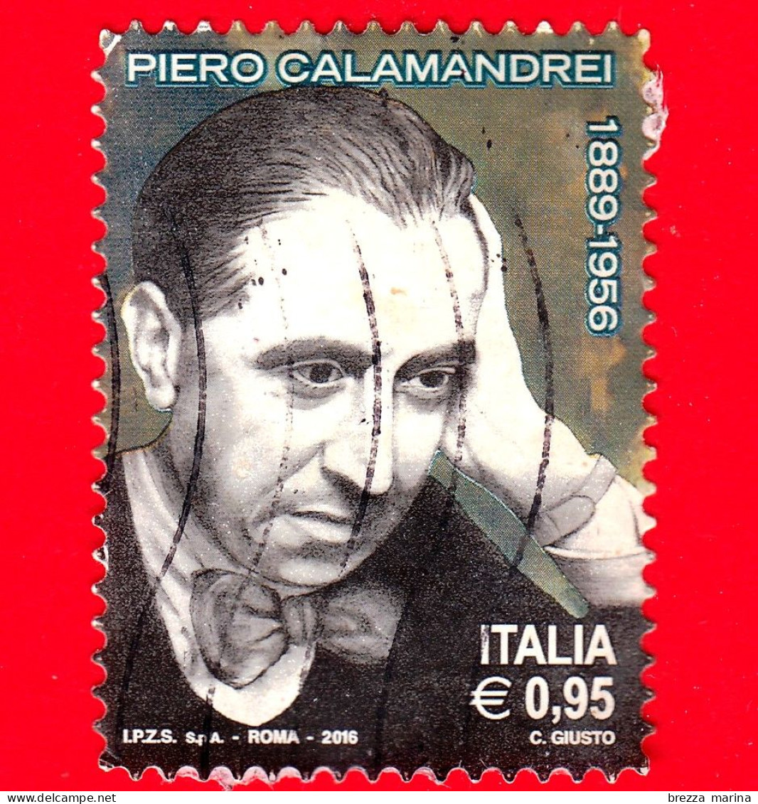 ITALIA - Usato - 2016 - 60 Anni Della Morte Di Piero Calamandrei (1889-1956), Politico  - Ritratto - 0,95 - 2011-20: Gebraucht