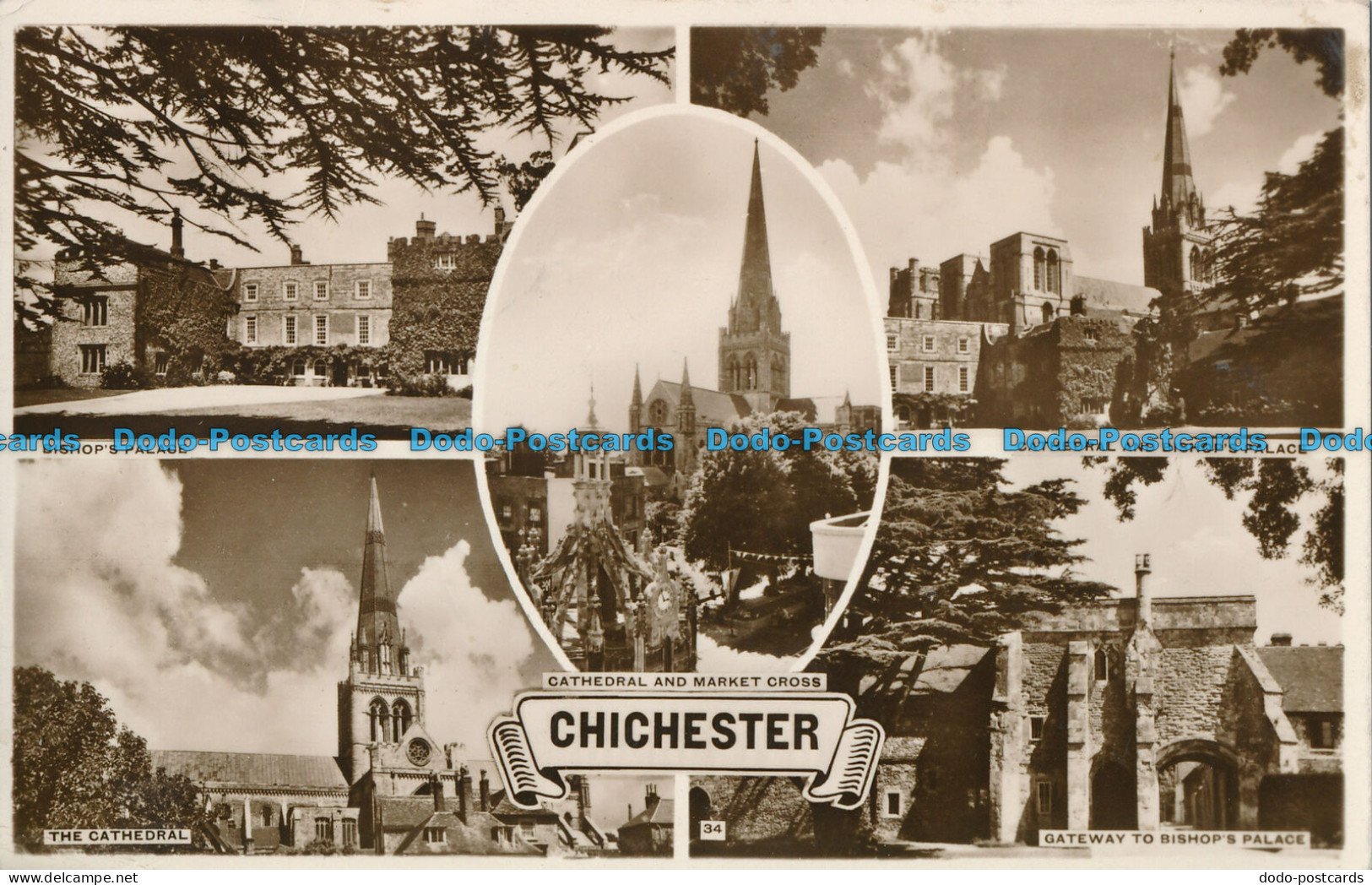 R028483 Chichester. Multi View. RP. 1953 - Welt