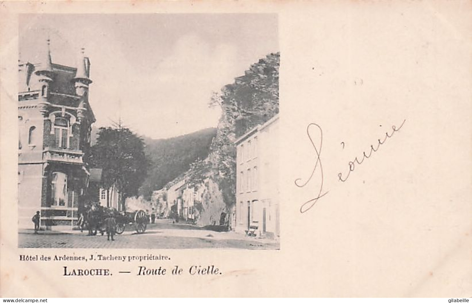 LA ROCHE En ARDENNE -   Route De Cielle - 1901 - La-Roche-en-Ardenne