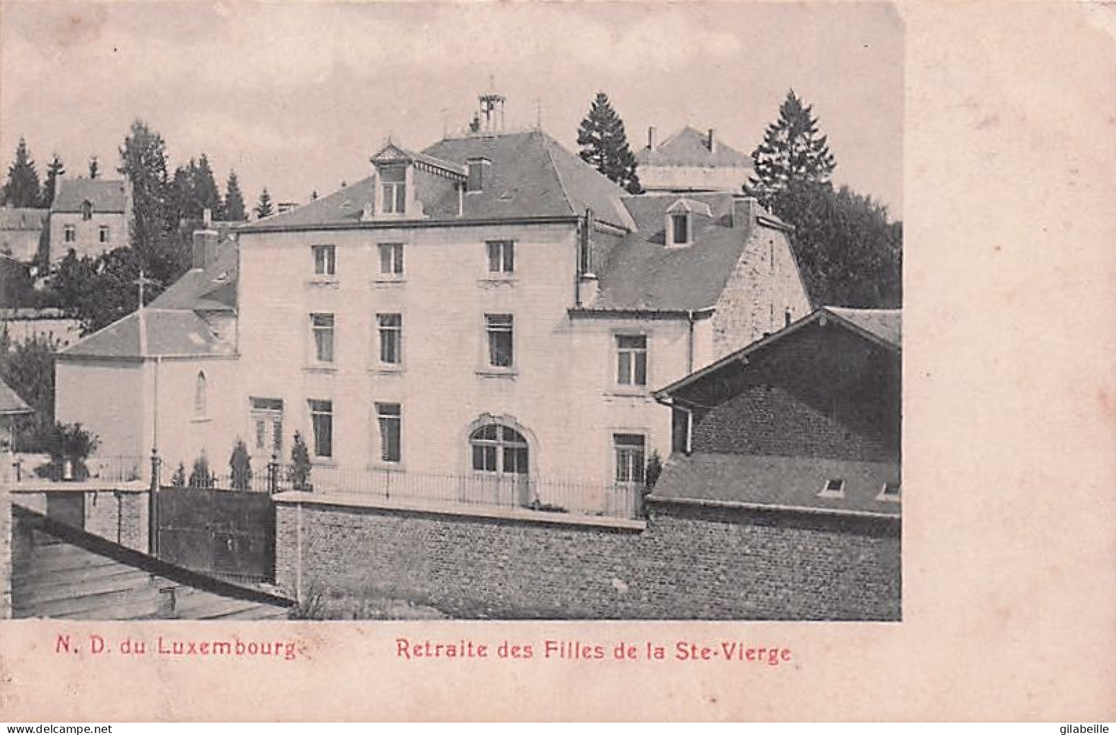 Bertrix - N-D Du Luxembourg - Retraite Des Filles De La Ste-Vierge - 1908 - Bertrix