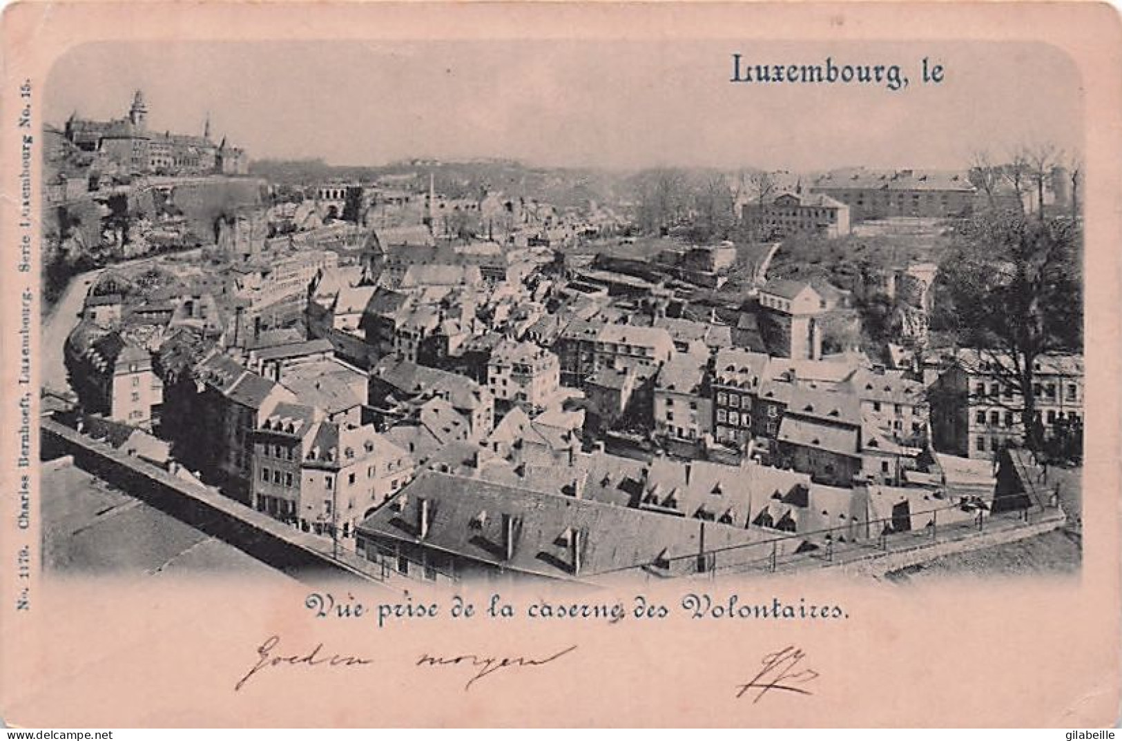 Luxembourg -  Vue Prise De La Caserne Des Volontaires - Luxemburgo - Ciudad