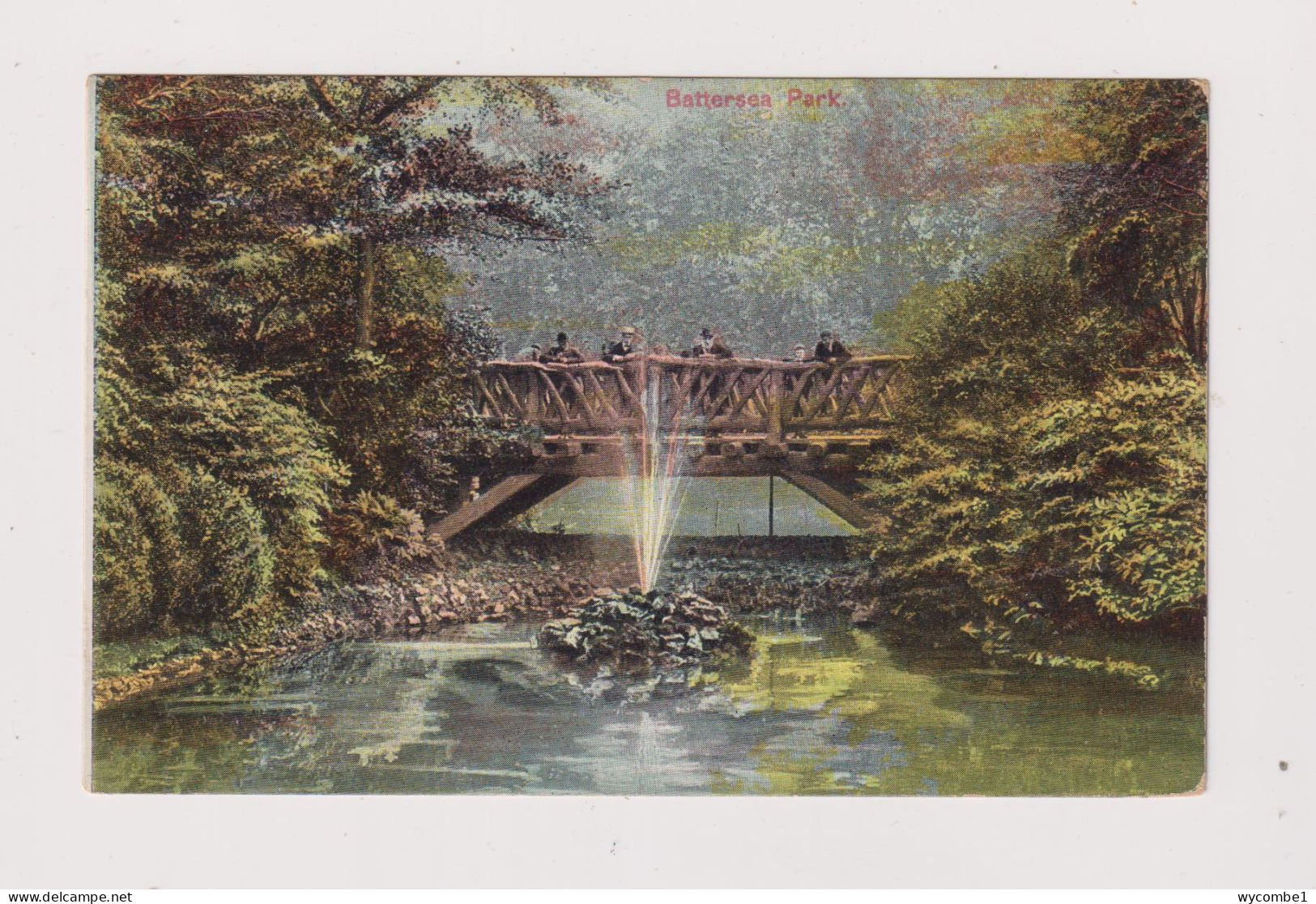 ENGLAND - London Battersea Park Used Vintage Postcard - Londen - Buitenwijken