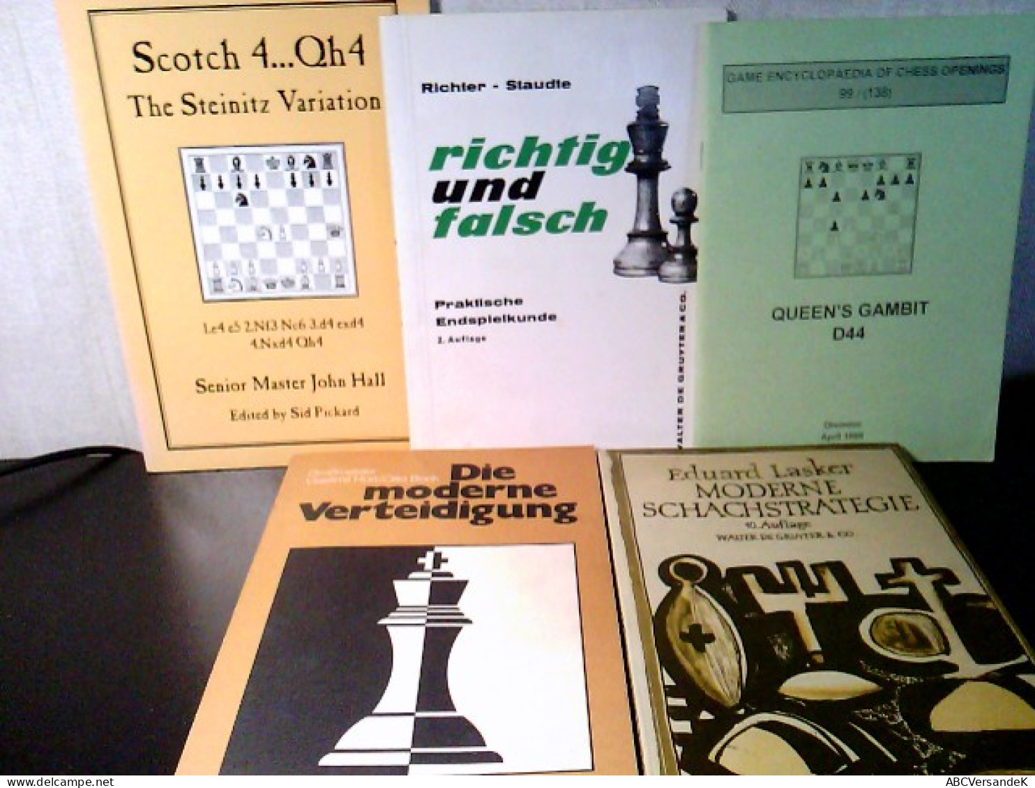 Konvolut: 5 Div. Bände über Schach Und Schachstrategien. - Deportes