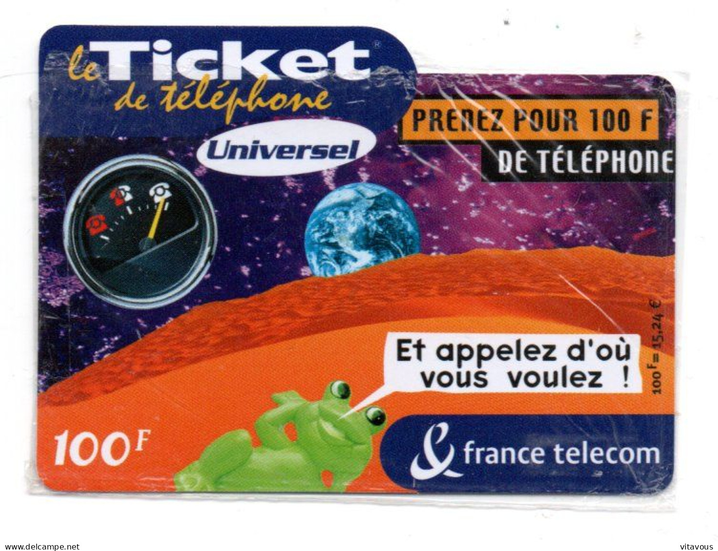 Ticket De Téléphone Carte Prépayée France NEUVE Card  (K 322) - Tickets FT