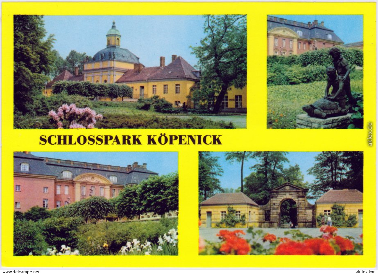 Köpenick Berlin Schlosspark Köpenick Ansichtskarte 1979 - Köpenick