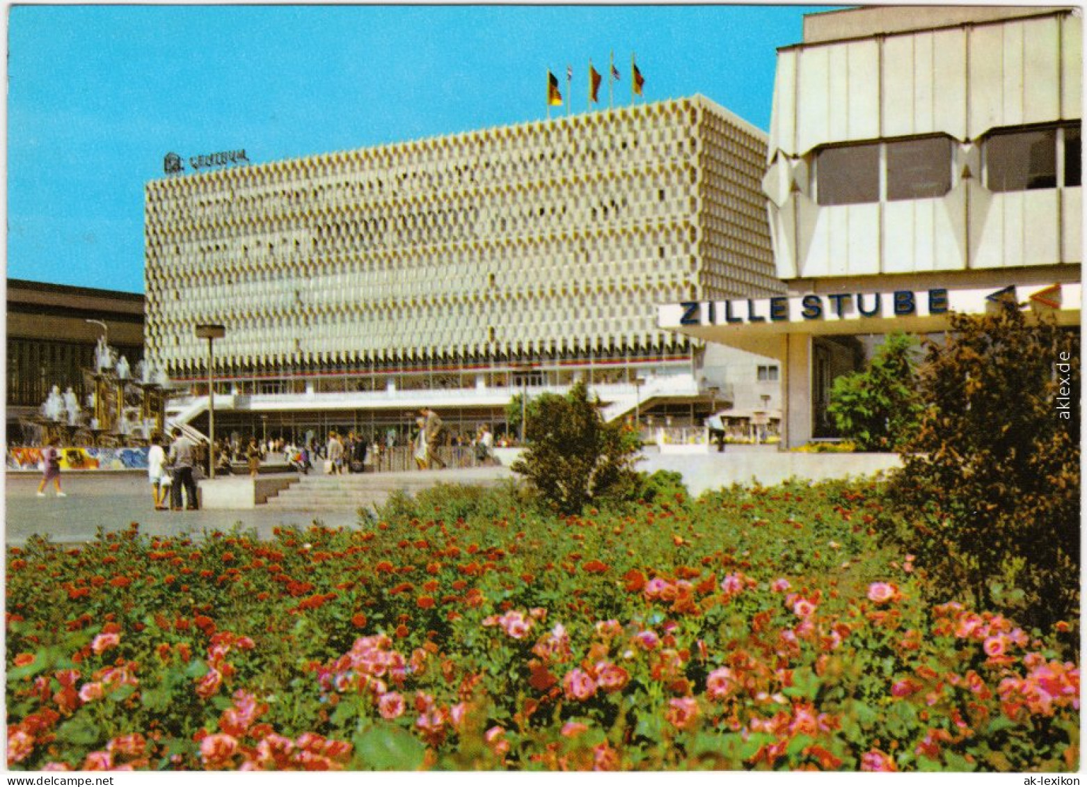 Ansichtskarte Mitte Berlin Centrum-Warenhaus, Belebt 1974 - Mitte