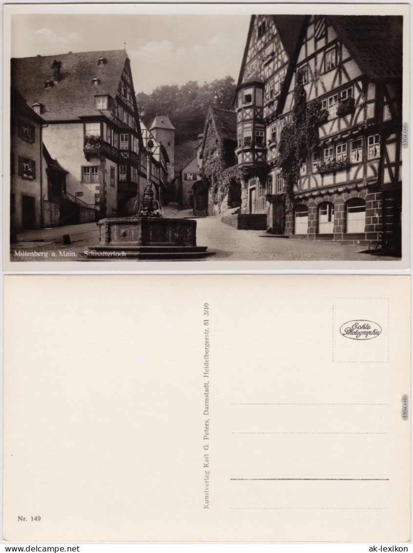 Miltenberg (Main) Schnatterloch (Miltenberg / Main) 1930  - Miltenberg A. Main