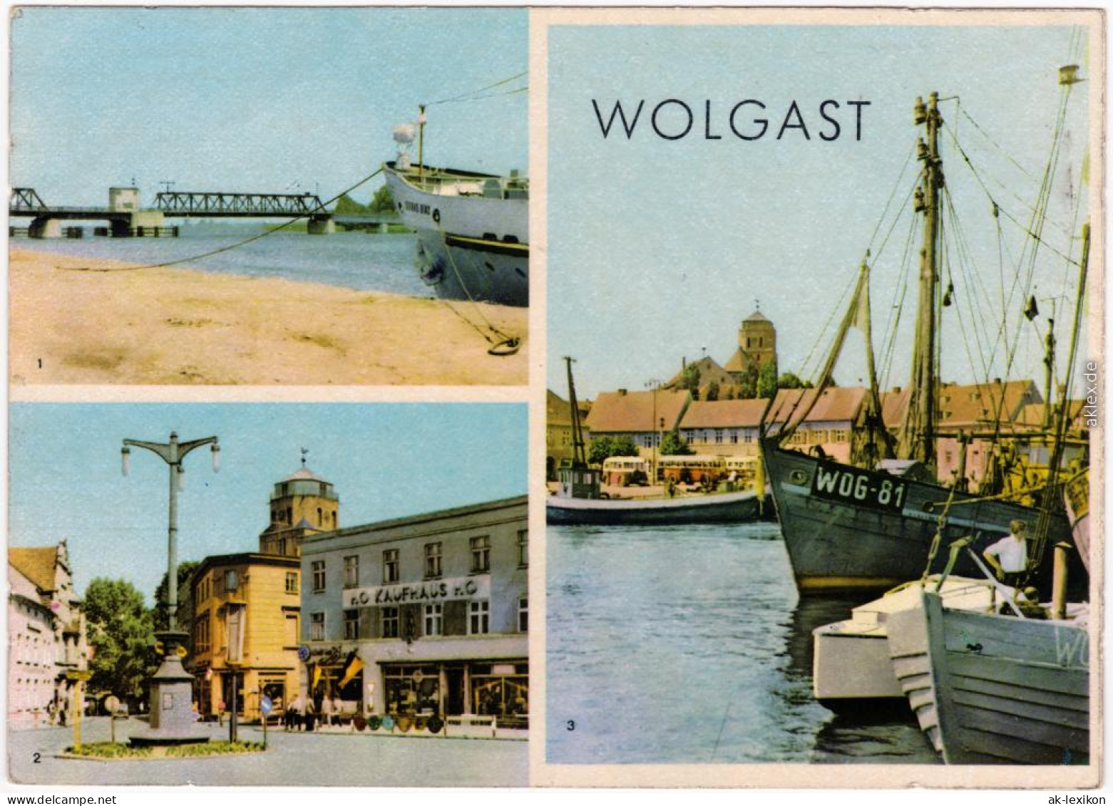 Wolgast Dampferanlegestelle, Platz Der Jugend, Hafen B1963 - Wolgast