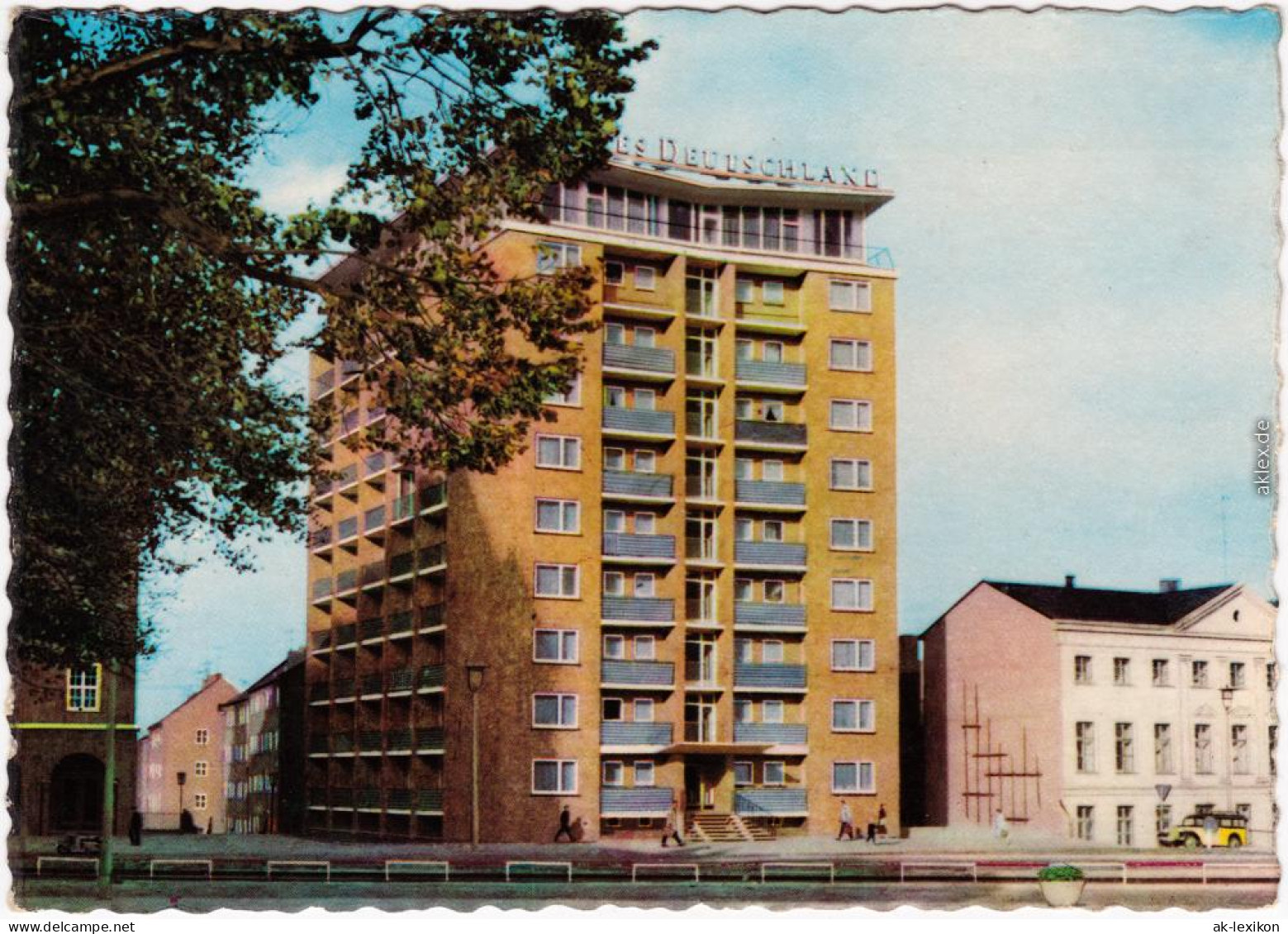 Rostock Hochhaus Ansichtskarte 1962 - Rostock