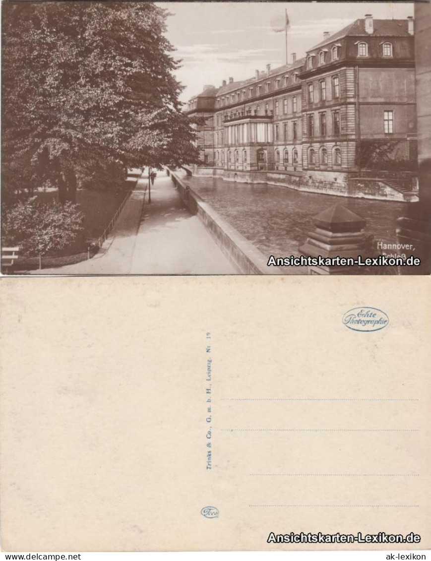 Ansichtskarte Herrenhausen-Hannover Partie Am Schloß 1928  - Hannover