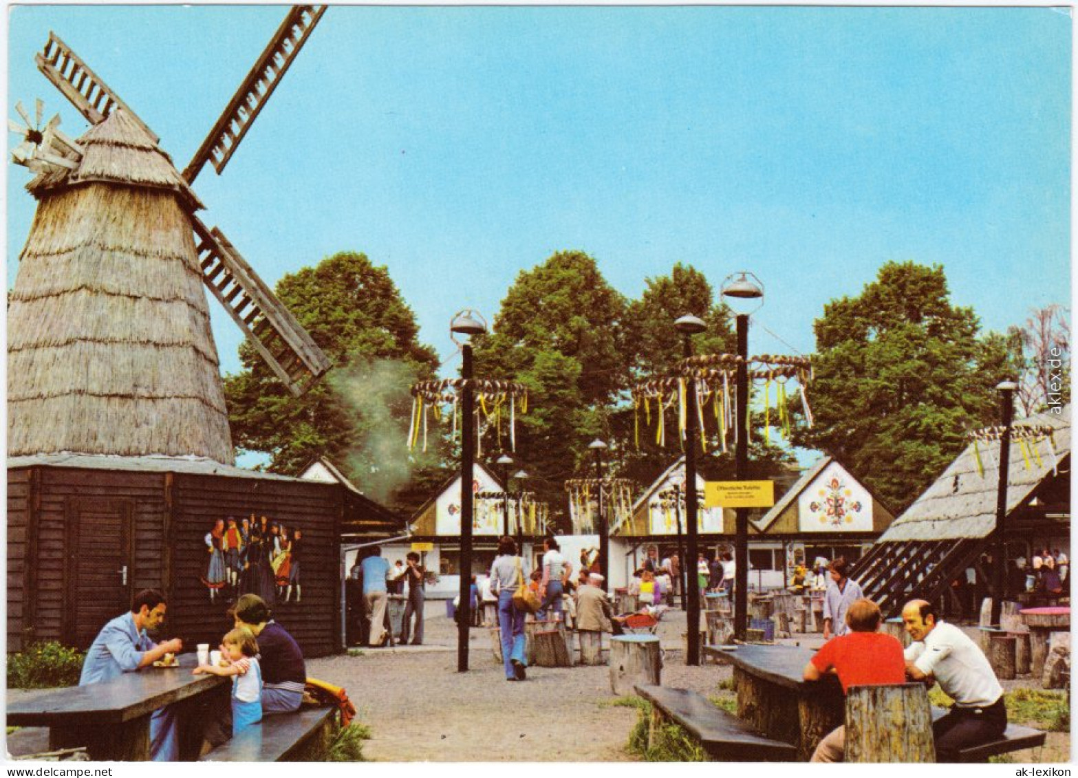 Köpenick Berlin Mecklenburger Dorf, Windmühle, Imbiss 1981 - Köpenick