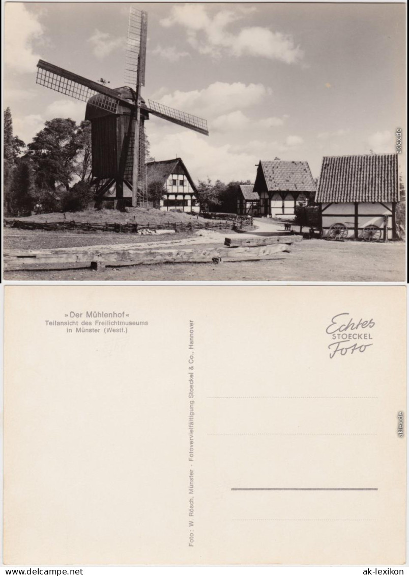 Ansichtskarte Münster (Westfalen) Der Mühlenhof - Außenansicht 1964 - Muenster