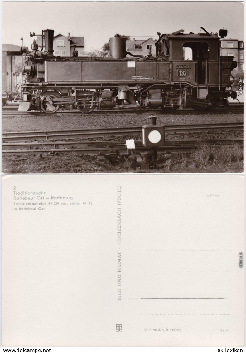 Traditionsbahn Radebeul Ost-Radeburg,Traditionsbahnlok 999 539 /ex.sächs. IV K) - Radebeul
