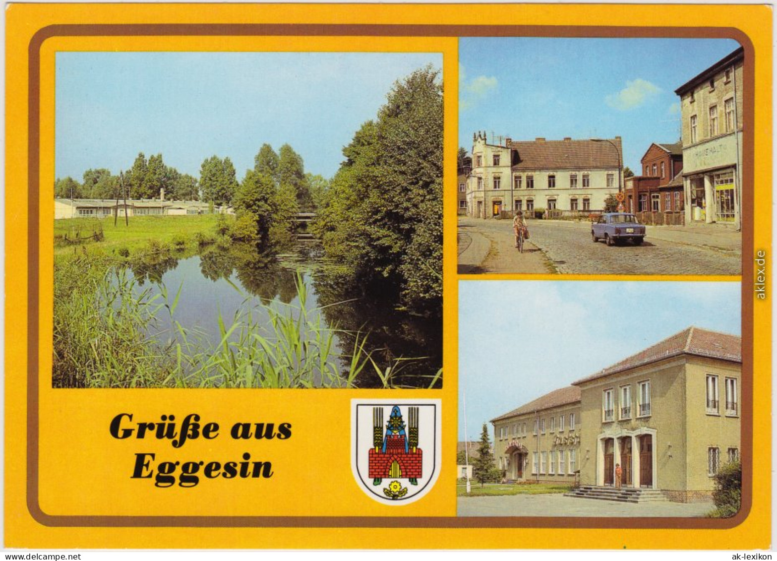 Eggesin Greifswald An Der Randow, Bahnhofstraße, HO-Hotel Und Gaststätte   1984 - Greifswald