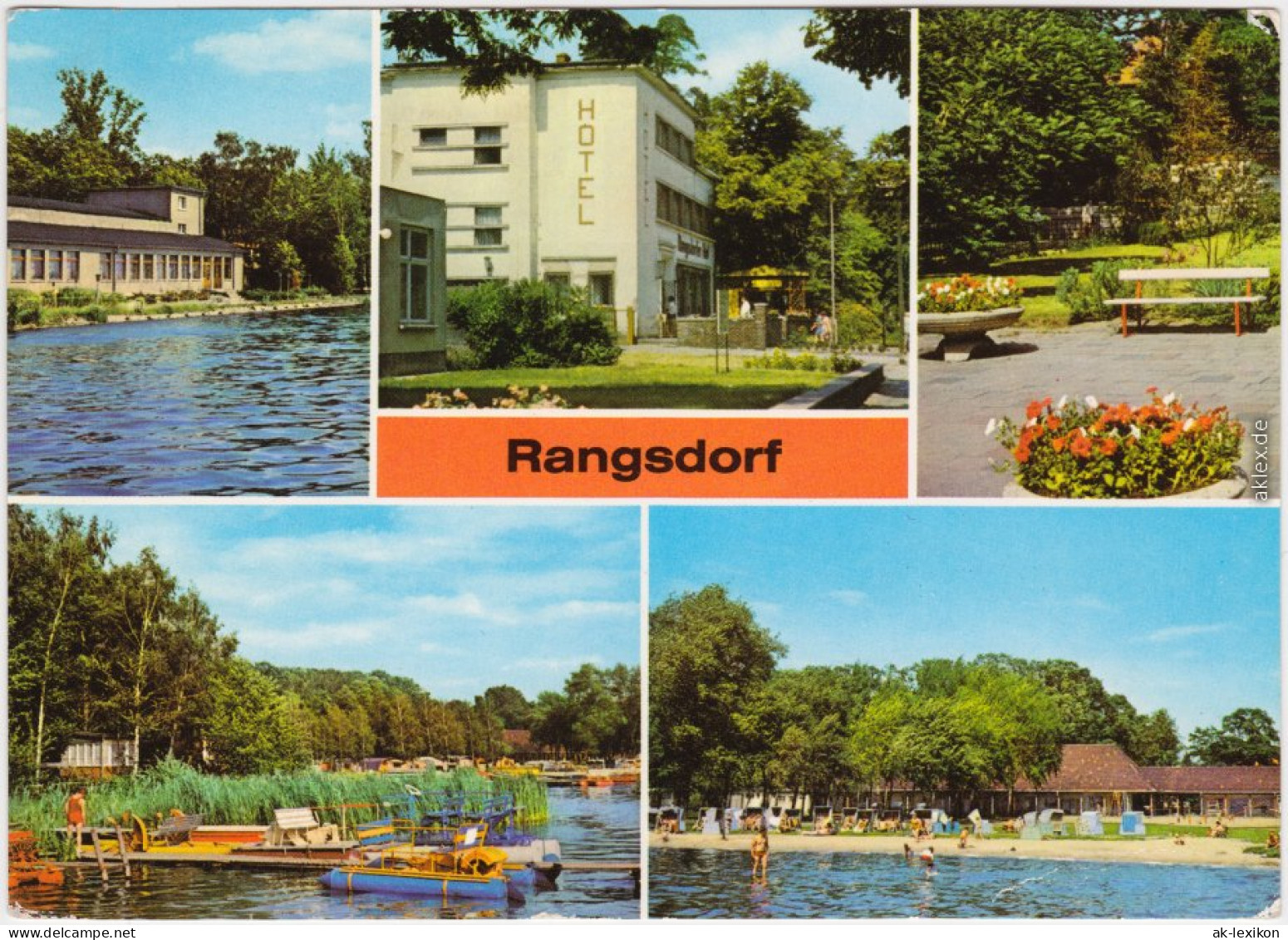 Rangsdorf Seebad-Casino Am Rangsdorfer See, Hotel "Rangsdorfer Hof" 1980 - Rangsdorf