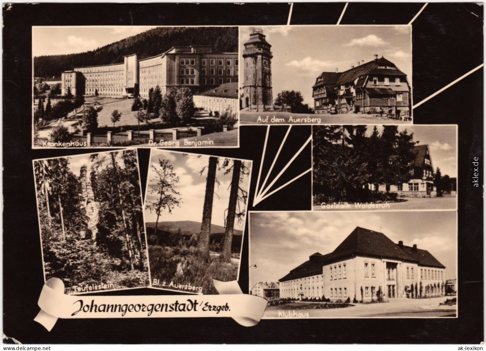 Johanngeorgenstadt Krankenhaus - Dr. Georg Benjamin, B Auersberg, 1963 - Johanngeorgenstadt