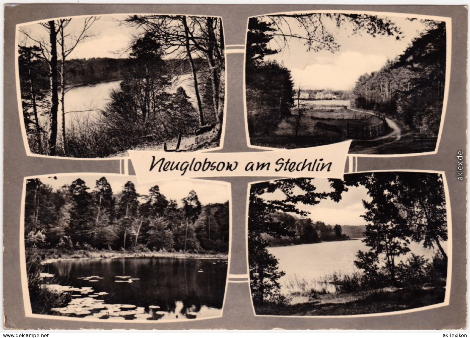 Neuglobsow-Stechlin Dagowsee / Stechlinsee 1963 - Neuglobsow