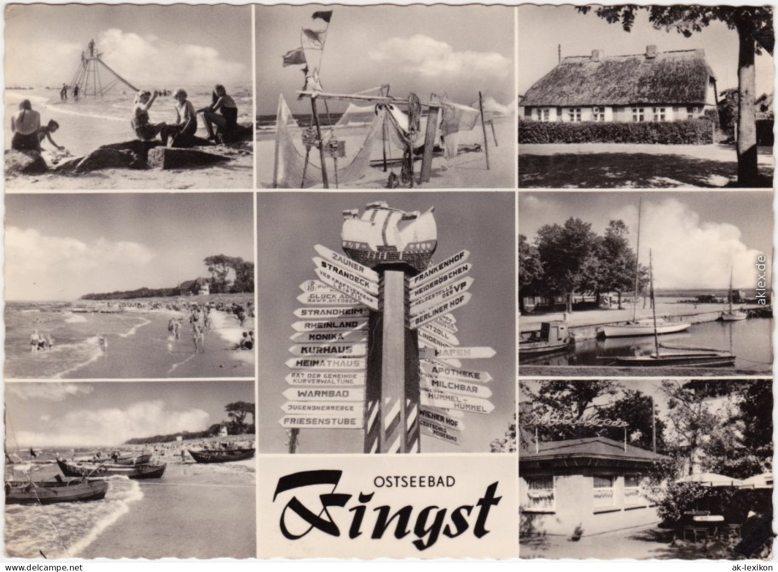 Foto Ansichtskarte  Zingst-Darss Ostseebad Zingst 1963 - Zingst