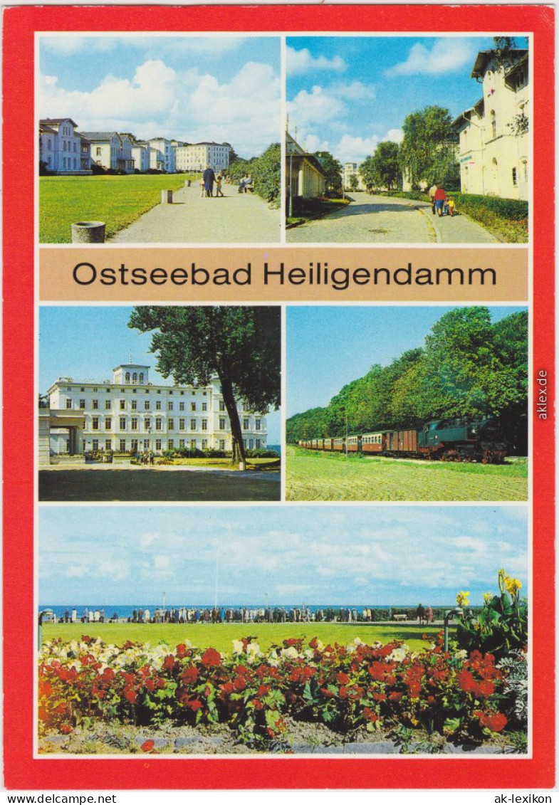 Heiligendamm Bad Doberan Strandpromenade (2),  Haus Mecklenburg, "Molli" 1984 - Heiligendamm