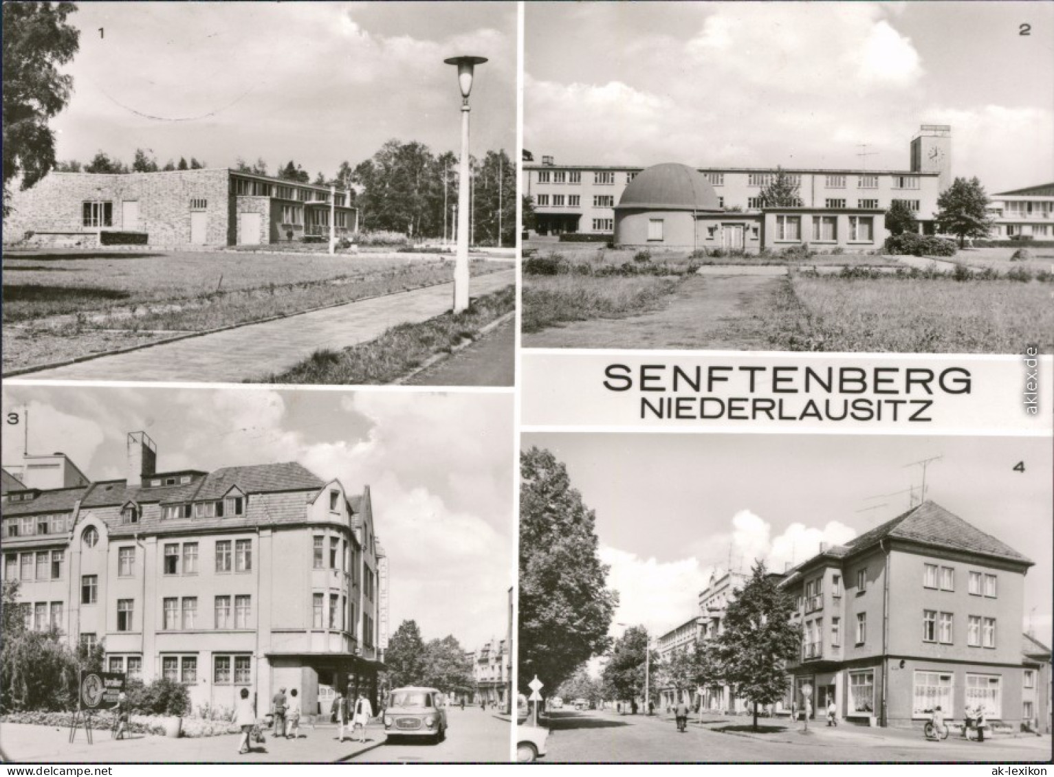 Senftenberg NL,Schwimmbad,Planetarium,Kaufhaus,Bahnhofstraße,Gaststätte 1979 - Senftenberg