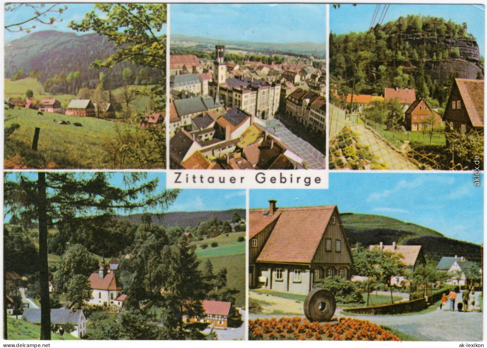 Zittau Waltersdorf Mit Lausche,  Platz Der Jugend,   Oybin Lückendorf:  1976 - Zittau