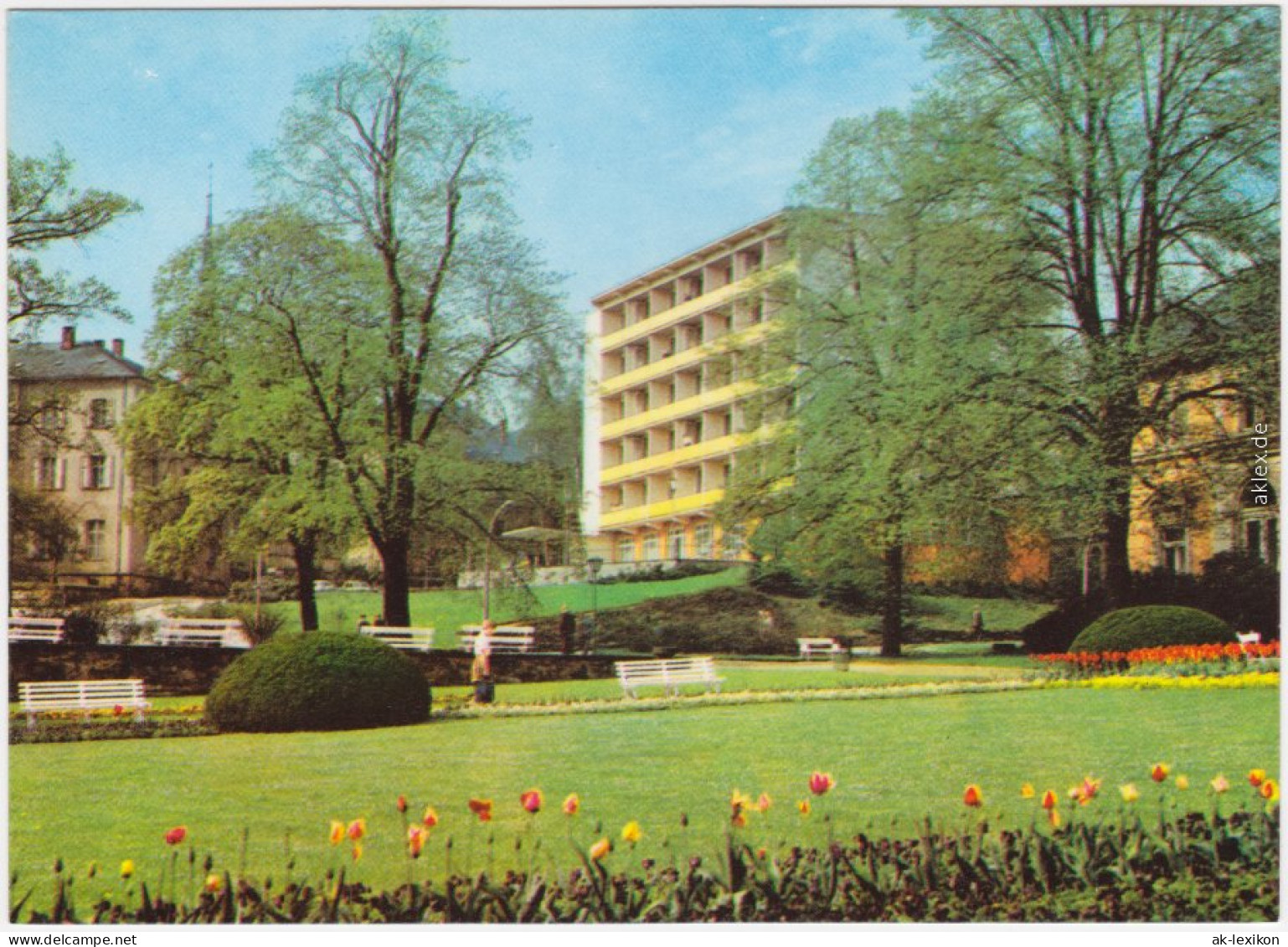 Ansichtskarte Bad Elster Kliniksanatorium 1973 - Bad Elster