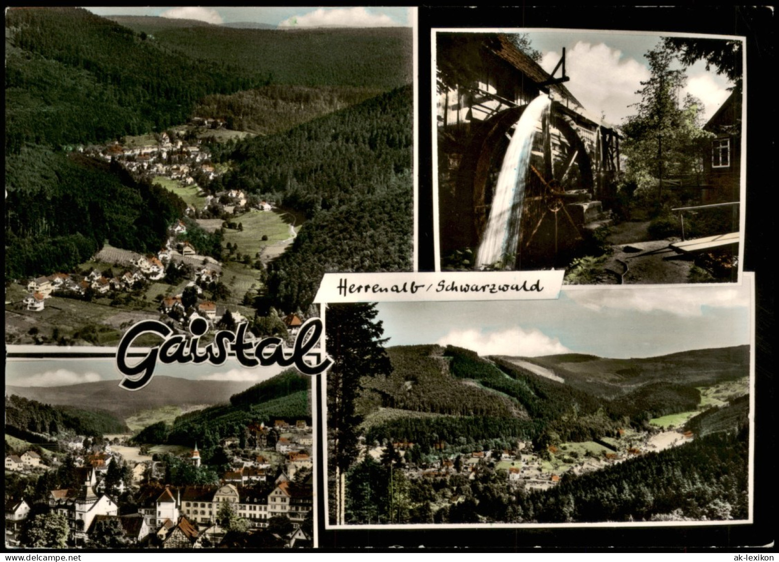 Ansichtskarte Bad Herrenalb Das Gaistal 1967 - Bad Herrenalb