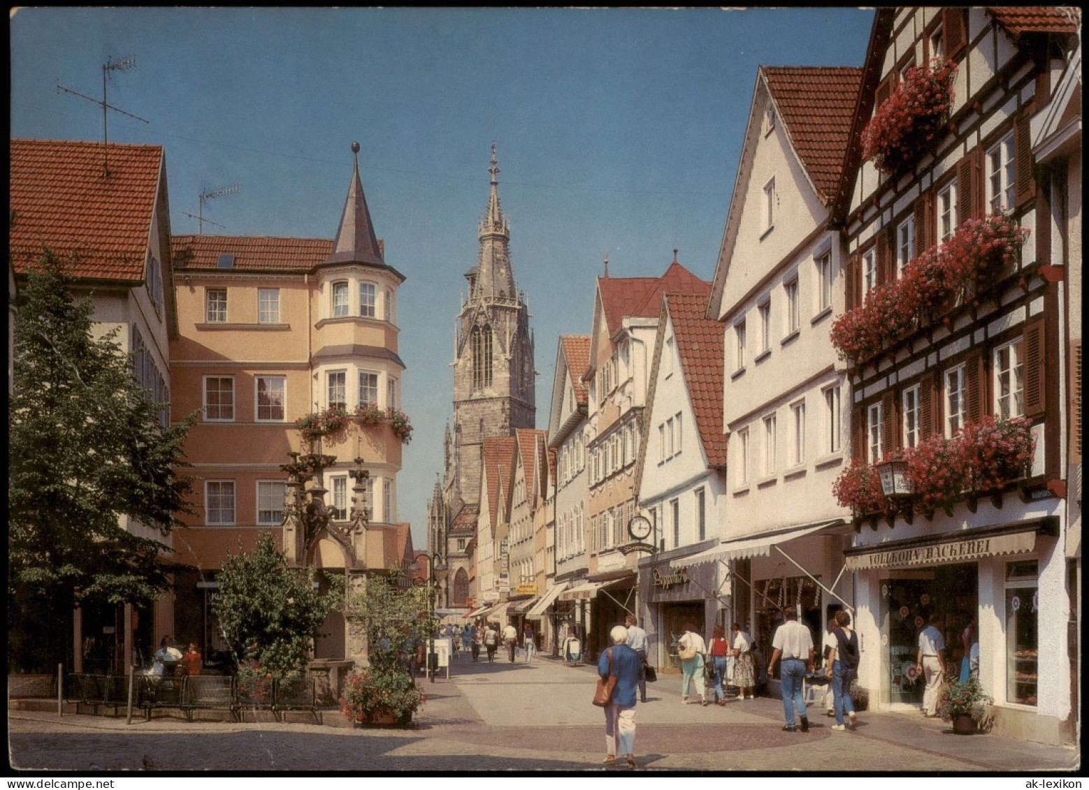 Ansichtskarte Reutlingen Wilhelmstraße Am Lindenbrunnen 1975 - Reutlingen